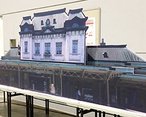 立体パネルのディスプレ