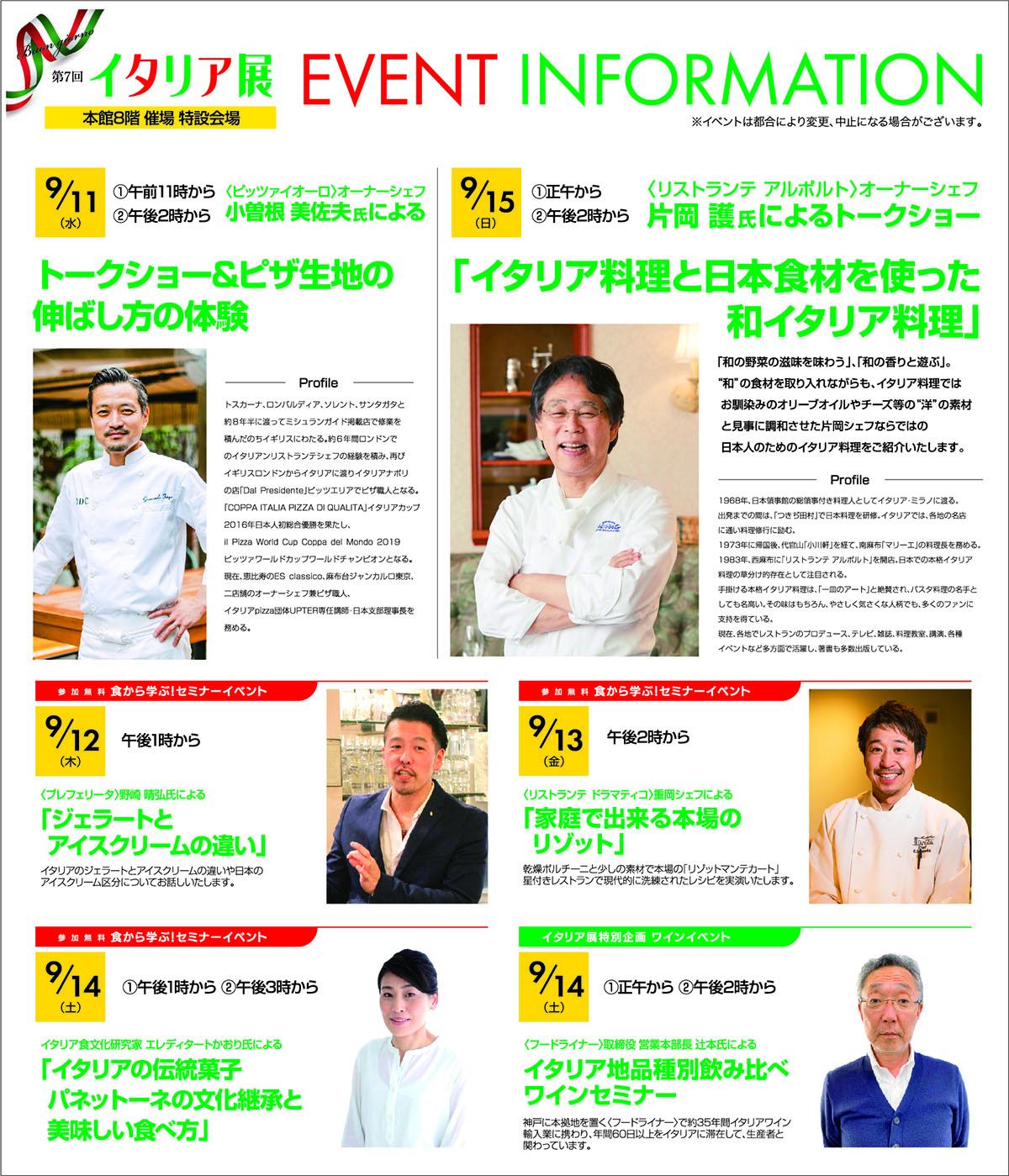 イベントパネル